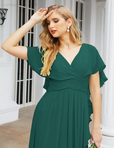 Baoleely Bridesmaid Dresses Backless Formal Prom Gowns for Evening Party Mother of The Bride Dress 28040