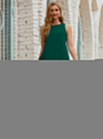 Robe longue en mousseline grande taille pour la mère de la mariée, robe de demoiselle d'honneur de bal de fin d'année SY28019