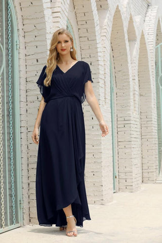 Robe de soirée longue Baoleely pour mère de la mariée, grande taille, col en V, longueur au sol, pour invitée de mariage, 28020