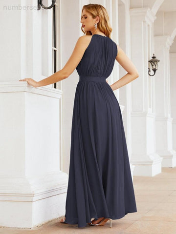 Robe de demoiselle d'honneur dos nu Baoleely, taille empire, robe de soirée formelle pour mère de la mariée 28030