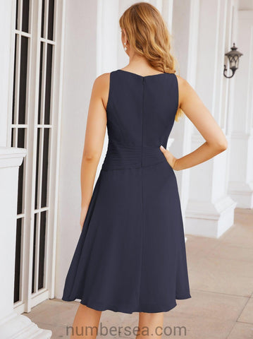 Sunnderly Mother of The Bride Dresses Prom Dress Casual Pleated Dress  SY28065