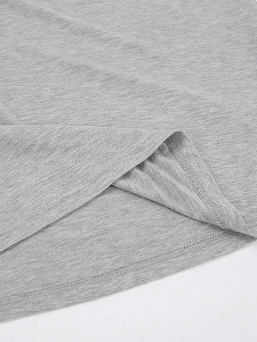 Long Sleeves Skinny Pleated Solid Color Split-Joint Off-The-Shoulder Evening Dresses Maxi Dresses