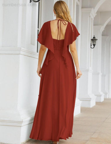 Baoleely Bridesmaid Dresses Backless Formal Prom Gowns for Evening Party Mother of The Bride Dress 28040