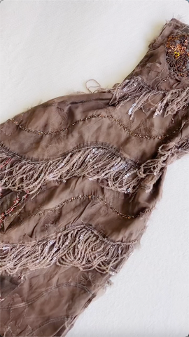 Vestido de noche vintage de gasa con lentejuelas y hombros descubiertos, estilo formal, modelo Y8300