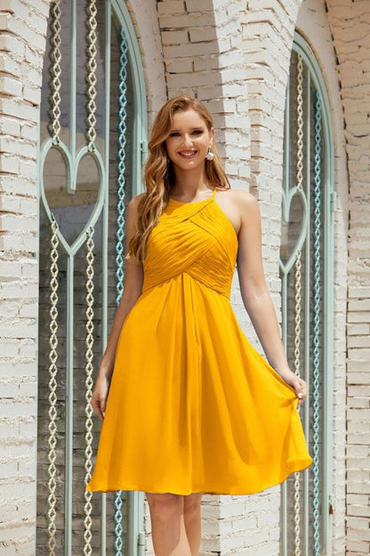 Sleeveless Homecoming Dresses Formal Cocktail Prom Gown 28014