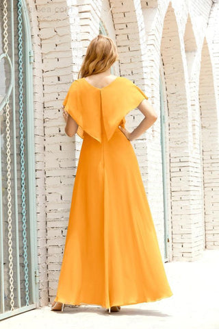 Robe de soirée longue Baoleely pour mère de la mariée, grande taille, col en V, longueur au sol, pour invitée de mariage, 28020