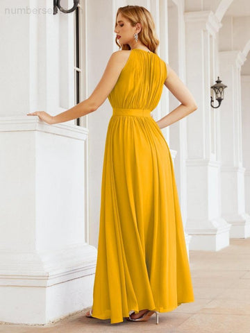 Robe de demoiselle d'honneur dos nu Baoleely, taille empire, robe de soirée formelle pour mère de la mariée 28030