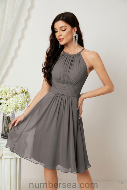 Halter Homecoming Dresses Formal Evening Party Cocktail Dress 28011