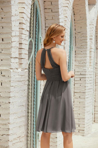 Vestidos de fiesta sin mangas, vestido formal de cóctel para graduación 28014 