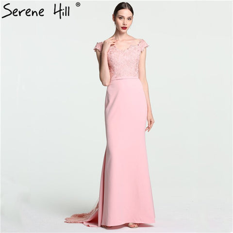 En solde, aucun retour, aucun remboursement. Solde 2025. Robe de soirée sirène à épaules dénudées, sans manches, sexy et élégante, en mousseline de soie, LA6115 