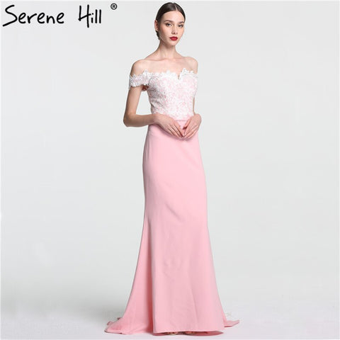 En solde, aucun retour, aucun remboursement. Solde 2025. Robe de soirée sirène à épaules dénudées, sans manches, sexy et élégante, en mousseline de soie, LA6115 