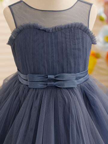 Ball-Gown/Princess Tulle Knee-length Flower Girl Dress