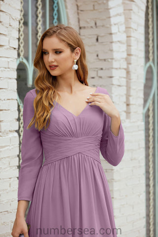 Robe de demoiselle d'honneur Baoleely en mousseline de soie, robe de soirée formelle, 28016