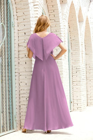 Robe de soirée longue Baoleely pour mère de la mariée, grande taille, col en V, longueur au sol, pour invitée de mariage, 28020