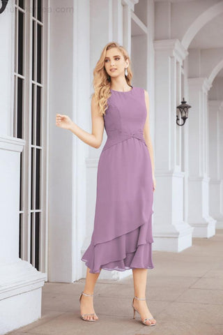 Sunnderly Two-Piece A-line Mother of The Bride Dress Formal Party Gown Dress SY28072