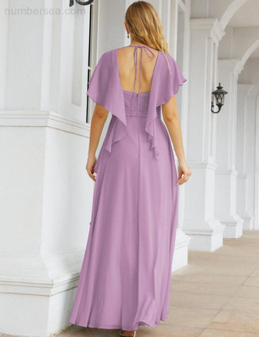 Baoleely Bridesmaid Dresses Backless Formal Prom Gowns for Evening Party Mother of The Bride Dress 28040
