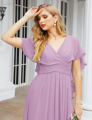 Baoleely Bridesmaid Dresses Backless Formal Prom Gowns for Evening Party Mother of The Bride Dress 28040