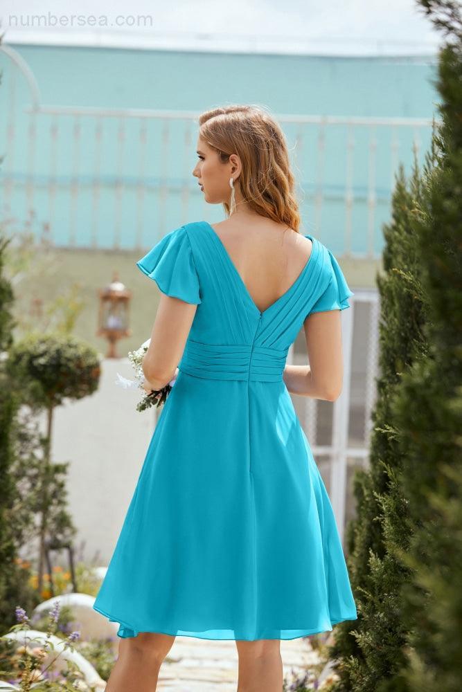 Knee Length Homecoming Dresses Formal Cocktail Prom Gown 28013