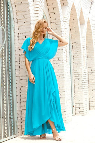 Robe de soirée longue Baoleely pour mère de la mariée, grande taille, col en V, longueur au sol, pour invitée de mariage, 28020