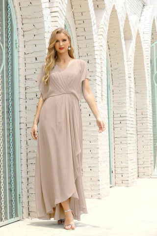 Robe de soirée longue Baoleely pour mère de la mariée, grande taille, col en V, longueur au sol, pour invitée de mariage, 28020