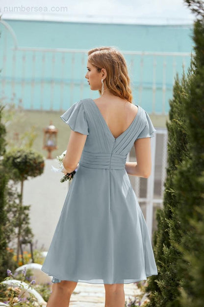 Knee Length Homecoming Dresses Formal Cocktail Prom Gown 28013