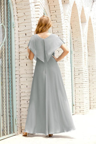 Robe de soirée longue Baoleely pour mère de la mariée, grande taille, col en V, longueur au sol, pour invitée de mariage, 28020