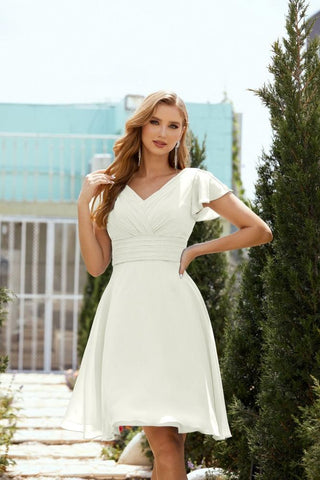 Vestidos de fiesta hasta la rodilla, vestido formal de cóctel para graduación 28013 