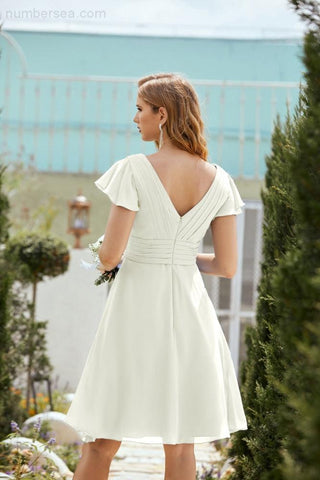 Vestidos de fiesta hasta la rodilla, vestido formal de cóctel para graduación 28013 