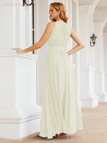 Robe de demoiselle d'honneur dos nu Baoleely, taille empire, robe de soirée formelle pour mère de la mariée 28030