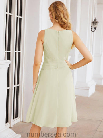 Sunnderly Mother of The Bride Dresses Prom Dress Casual Pleated Dress  SY28065