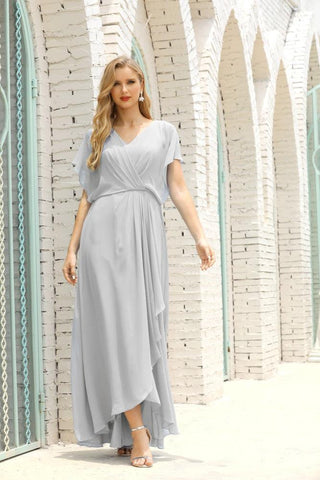 Robe de soirée longue Baoleely pour mère de la mariée, grande taille, col en V, longueur au sol, pour invitée de mariage, 28020