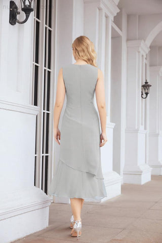 Sunnderly Two-Piece A-line Mother of The Bride Dress Formal Party Gown Dress SY28072