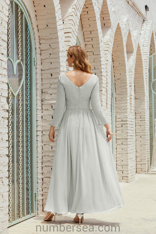 Robe de demoiselle d'honneur Baoleely en mousseline de soie, robe de soirée formelle, 28016