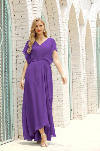 Robe de soirée longue Baoleely pour mère de la mariée, grande taille, col en V, longueur au sol, pour invitée de mariage, 28020