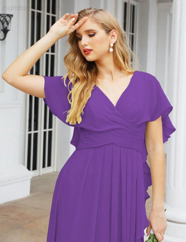 Baoleely Bridesmaid Dresses Backless Formal Prom Gowns for Evening Party Mother of The Bride Dress 28040