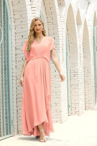 Robe de soirée longue Baoleely pour mère de la mariée, grande taille, col en V, longueur au sol, pour invitée de mariage, 28020