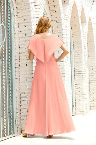 Robe de soirée longue Baoleely pour mère de la mariée, grande taille, col en V, longueur au sol, pour invitée de mariage, 28020