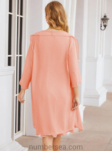 Sunnderly Mother of The Bride Dresses Prom Dress Casual Pleated Dress  SY28065