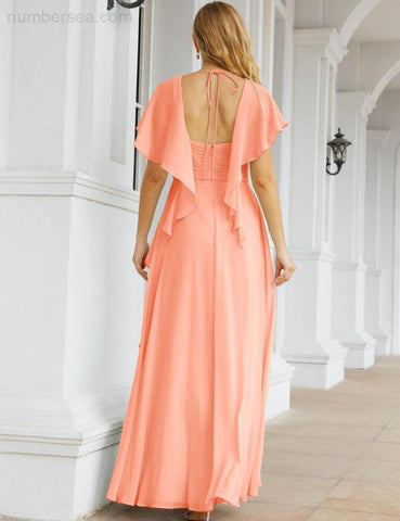 Baoleely Bridesmaid Dresses Backless Formal Prom Gowns for Evening Party Mother of The Bride Dress 28040