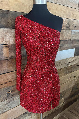 Robe de bal à sequins avec manches