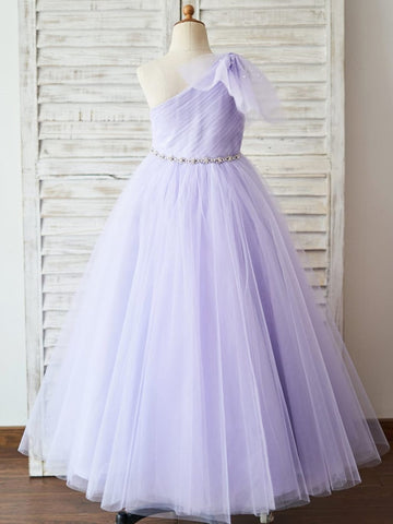 Tulle Floor-length Flower Girl Dress