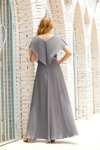 Robe de soirée longue Baoleely pour mère de la mariée, grande taille, col en V, longueur au sol, pour invitée de mariage, 28020
