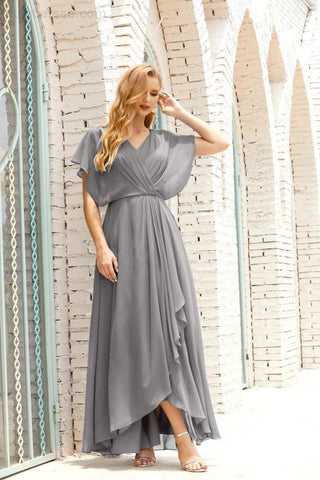 Robe de soirée longue Baoleely pour mère de la mariée, grande taille, col en V, longueur au sol, pour invitée de mariage, 28020