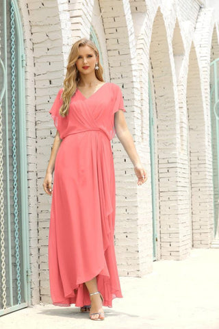 Robe de soirée longue Baoleely pour mère de la mariée, grande taille, col en V, longueur au sol, pour invitée de mariage, 28020