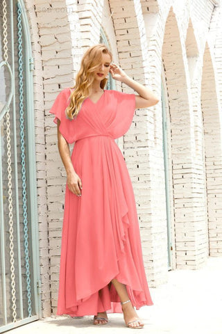 Robe de soirée longue Baoleely pour mère de la mariée, grande taille, col en V, longueur au sol, pour invitée de mariage, 28020