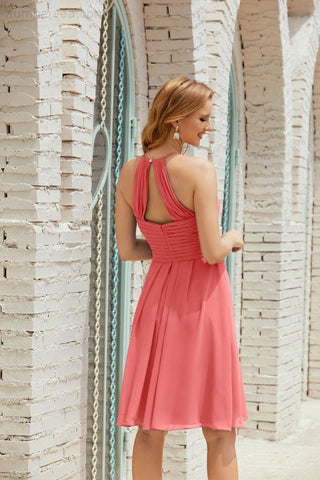 Vestidos de fiesta sin mangas, vestido formal de cóctel para graduación 28014 