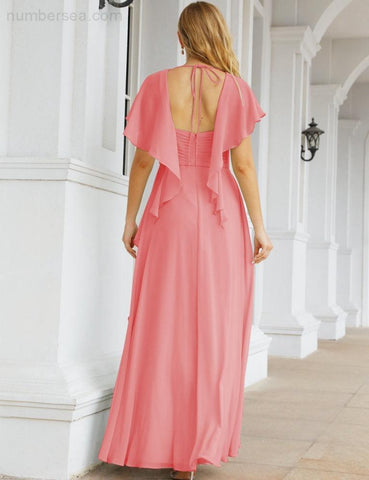 Baoleely Bridesmaid Dresses Backless Formal Prom Gowns for Evening Party Mother of The Bride Dress 28040
