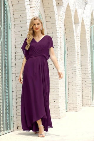 Robe de soirée longue Baoleely pour mère de la mariée, grande taille, col en V, longueur au sol, pour invitée de mariage, 28020