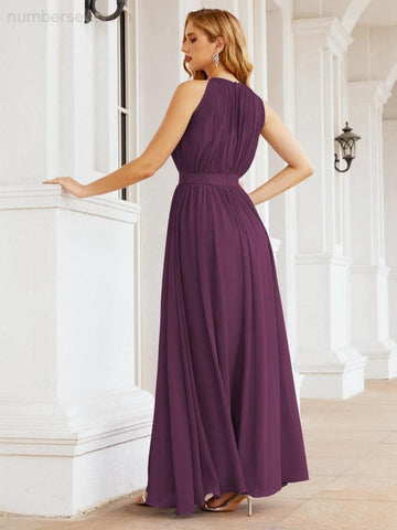 Robe de demoiselle d'honneur dos nu Baoleely, taille empire, robe de soirée formelle pour mère de la mariée 28030