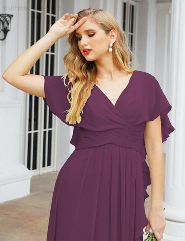 Baoleely Bridesmaid Dresses Backless Formal Prom Gowns for Evening Party Mother of The Bride Dress 28040